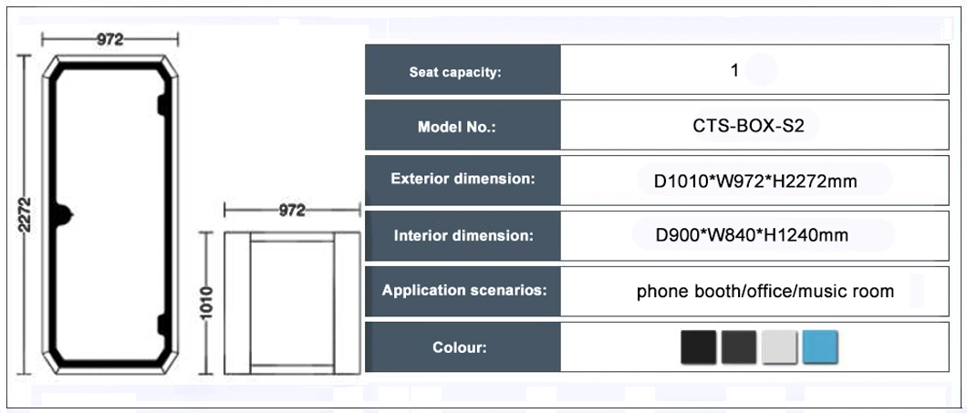 2022 Newest Design Pod Indoor Office Pod