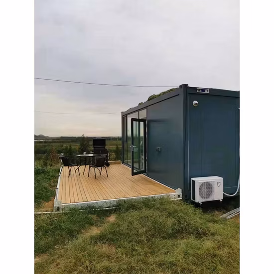 China 20/40FT erweiterbare vorgefertigte modulare Stahlkonstruktion, tragbares kleines Haus, Wohnwagenbau, Villa, Lagerhaus, vorgefertigtes mobiles Versandcontainerhaus